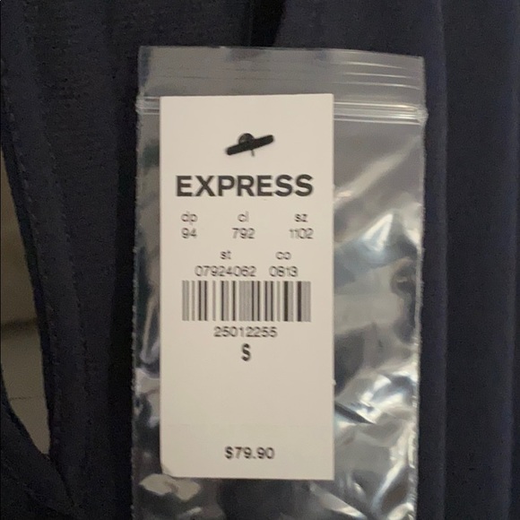 Express navy blue romper size small NWT - Picture 2 of 5